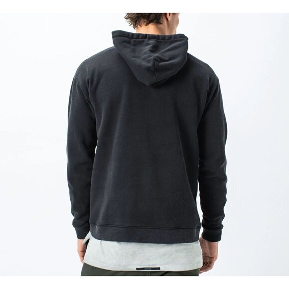 NWT ZANEROBE ZANE Size L RUGGER HOOD SWEAT BLACK MSRP $99.95 - Picture 4 of 12